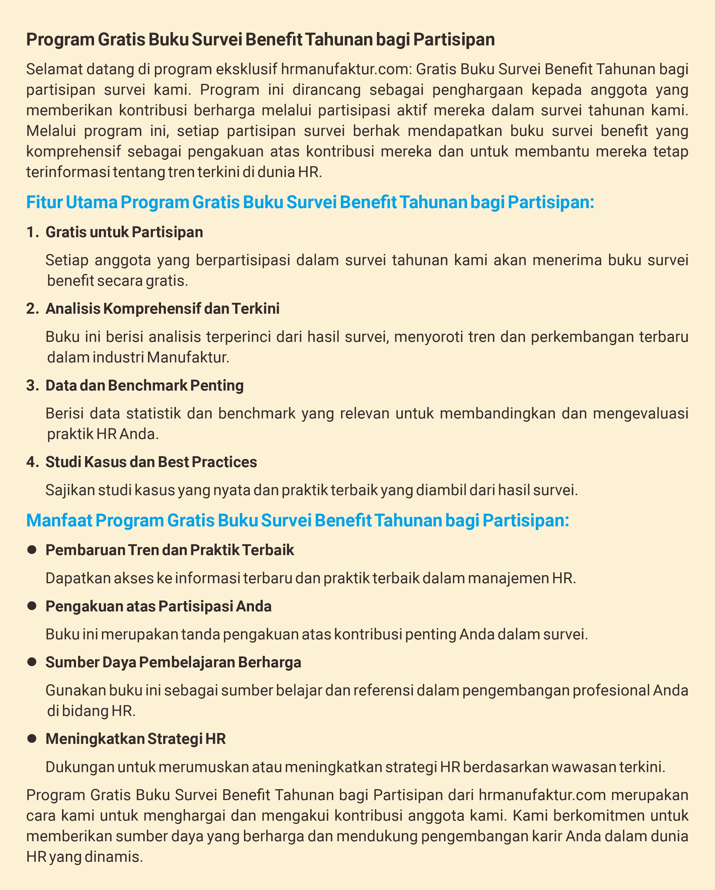 10 Buku Survei Tahunan